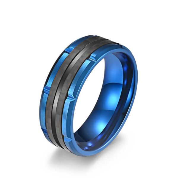 Carbon Fiber Ring- Shadow Steel - Image 5