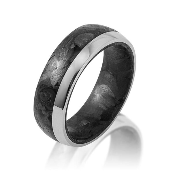 Carbon Fiber Ring- Crescent